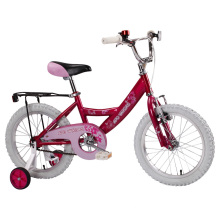 Bicicleta blanca del niño del estilo de la muchacha del neumático del aire